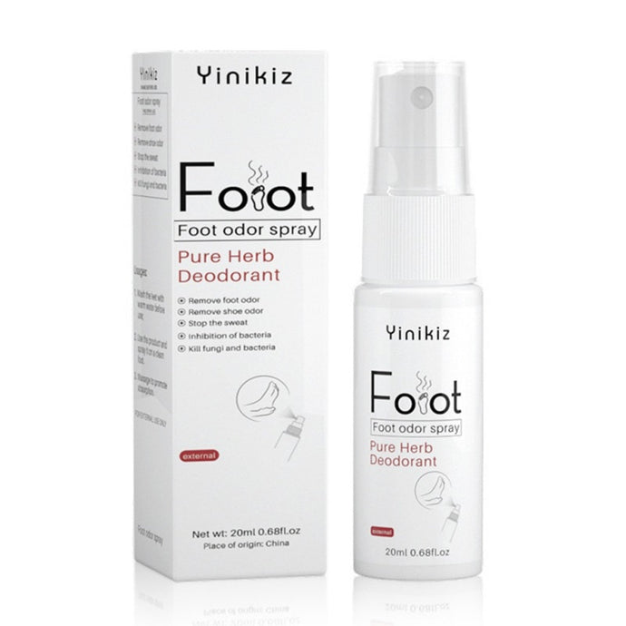 Foot and Shoe Deodorant Odor Spray Deodorizer Eliminates Odor Anti Bacterial Anti-fungal Shoes Refresher Deodorant 20ML